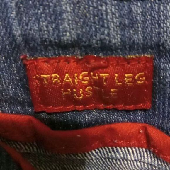 Sasson Ooh La La Straight Leg Hustle Blue Jeans Size 14 - Picture 7 of 10